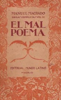 el mal poema de Manuel Machado